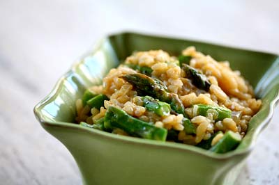 Orzotto agli asparagi