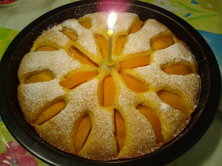 torta pesche