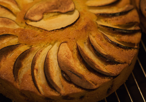 torta di mele e castagne