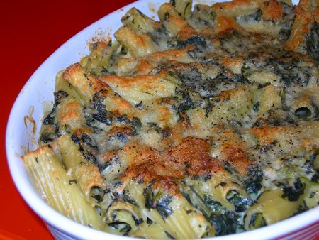 maccheroni giri e besciamella, al forno