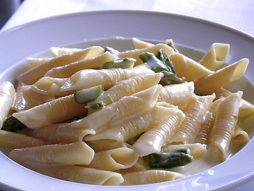 garganelli salmone