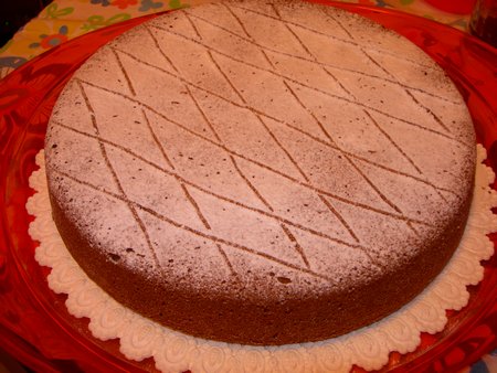 cassata al forno con marmellata di arance