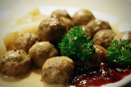 Polpette allo zafferano e limone