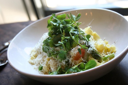 Tagliatelle al tacchino e rucola