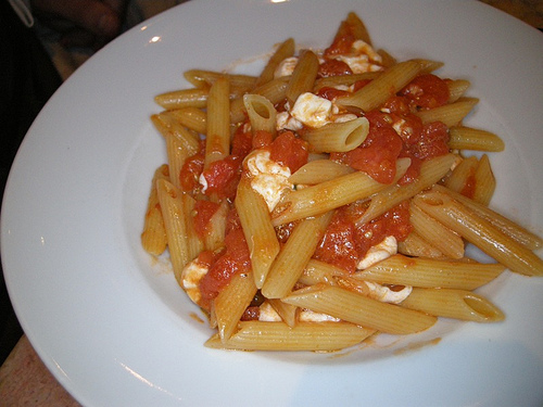 penne mozzarella