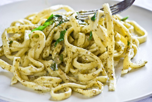 cotto e mangiato linguine pesto fagiolini patate