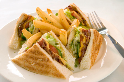 club sandwich menu benedetta