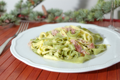 tagliatelle pecorino prosciutto cotto primo per tutti