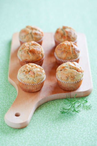 Muffin salati rucola cucina con ale