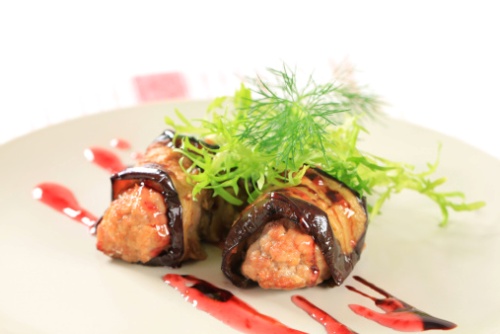 rotolini melanzana polpette antipasto particolare