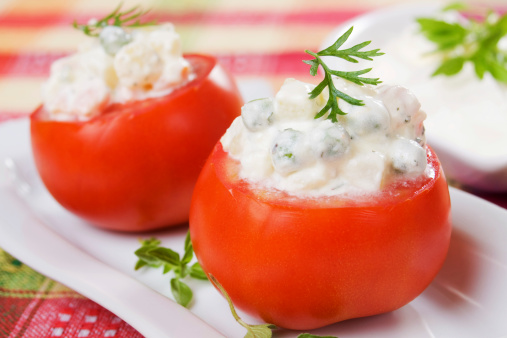  pomodori ripieni freddi formaggio cremoso