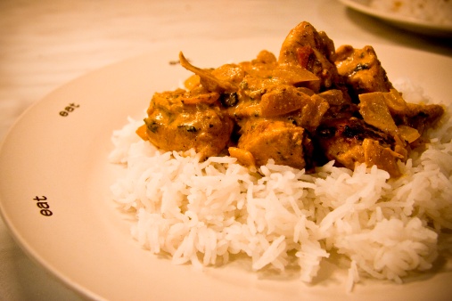 Pollo curry cinese