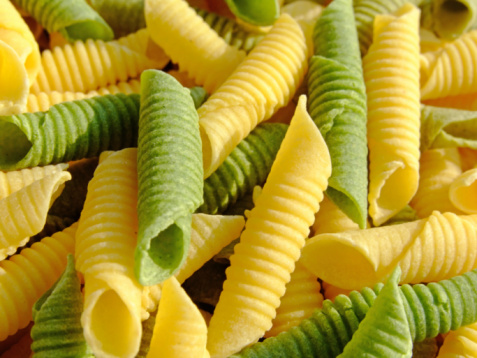 Garganelli mandorle rucola speck Prova Cuoco