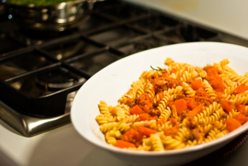 pasta zucca pancetta affumicata