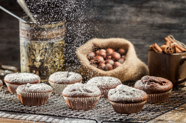 7 muffin al cioccolato FOTO