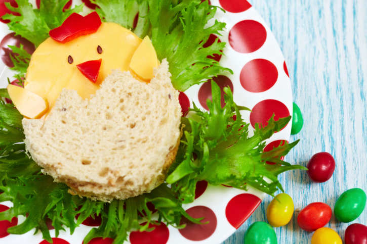 5 idee per decorare il cibo dei bambini a Pasqua