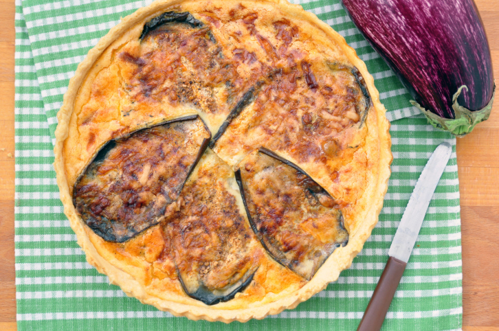 Torta salata melanzane e mozzarella di Benedetta Parodi 