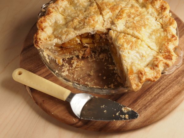 Crostata con cachi e noci