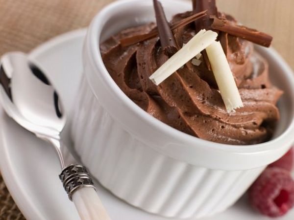 Mousse al cioccolato light