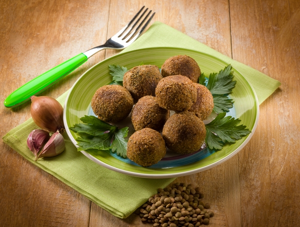 polpette di lenticche e semi di chia