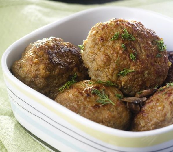 Polpette funghi zucchine