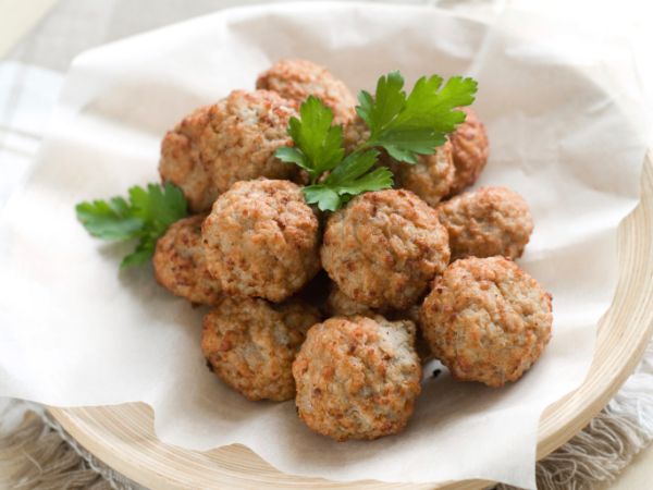 Polpette di melanzane e carne