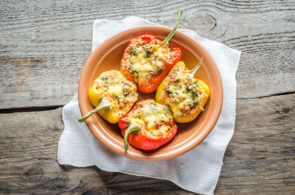 Peperoni ripieni di tonno e ricotta