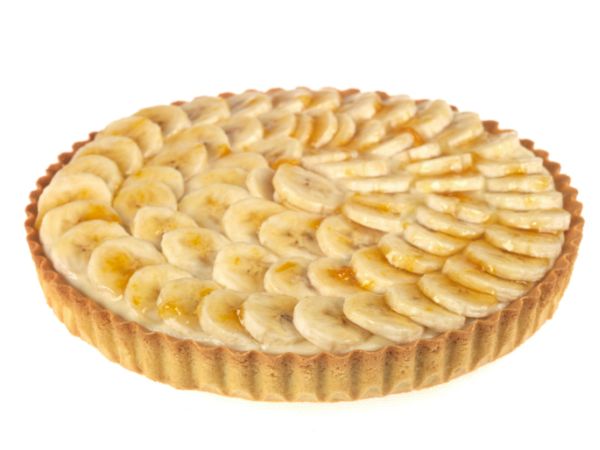 Crostata banane crema