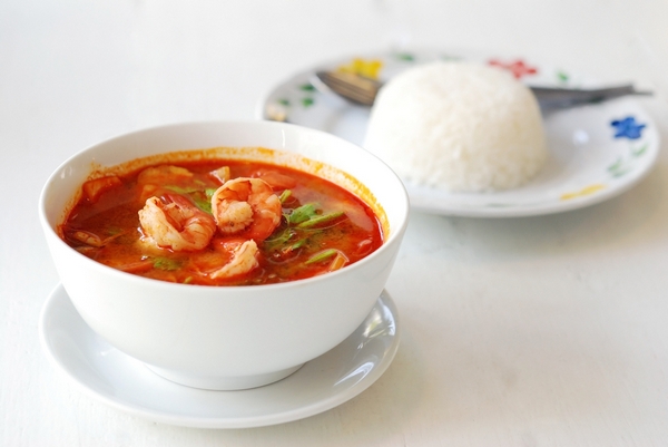 zuppa gamberi curry