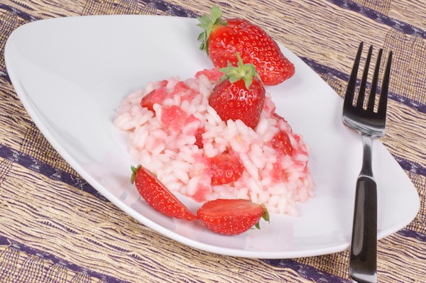 risotto con le fragole