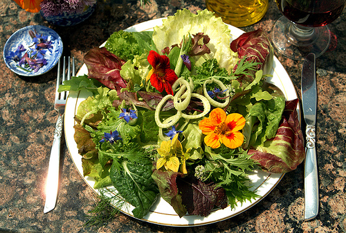 Cucinare con i fiori, per mandare un messaggio o per preparare un aperitivo glamour