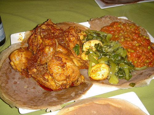 Doro wot, il pollo speziato alla maniera etiopica