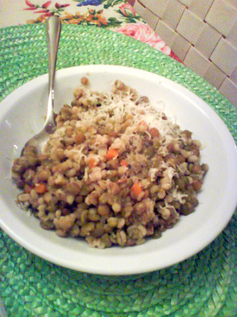 riso lenticchie