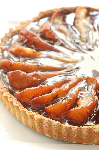 crostata pere e cioccolato