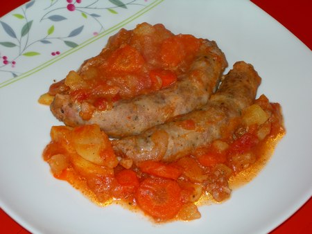 salsiccia in umido