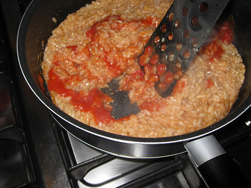 risotto pomodoro e curry