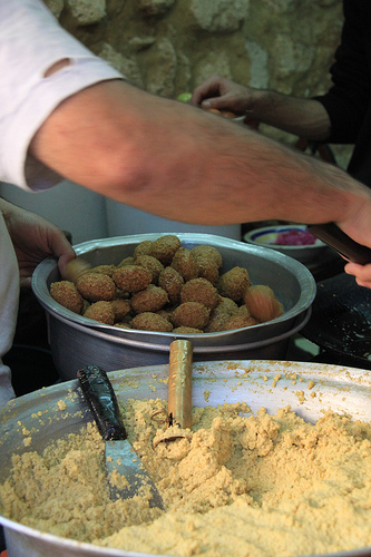 felafel, lenticchie