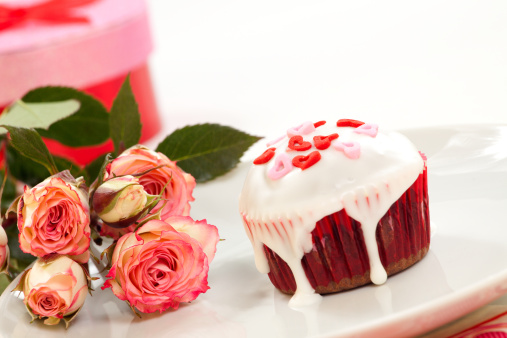 Festa della mamma cup cake glassa rosa