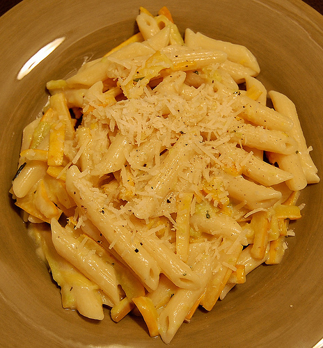 ricette primi piatti pasta penne rigate porri