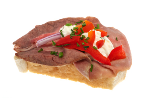 ricette veloci estate pani roastbeef salsa rosa