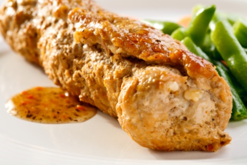 ricette secondi piatti pollo involtini pollo salsiccia verdure