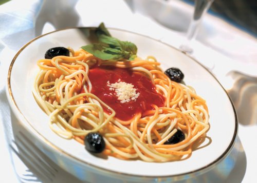spaghetti provenzale primo ideale cena amici