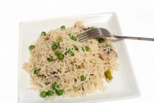 riso piselli gratin piatto facile veloce