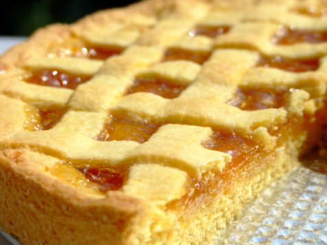 Crostata marmellata microonde pane angeli