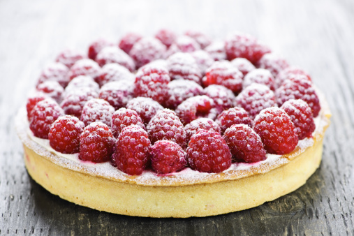 crostata lamponi mandorle