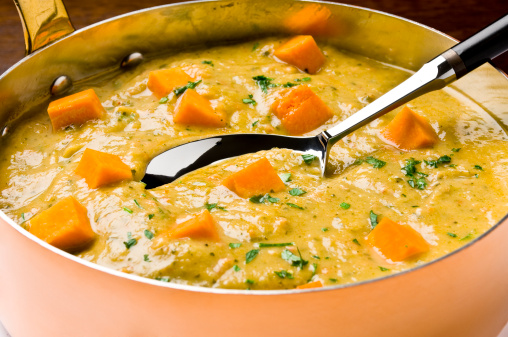 zuppa zucca curry leggero comfort food