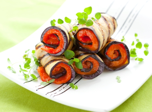 rotolini melanzana peperone antipasto freddo verdure