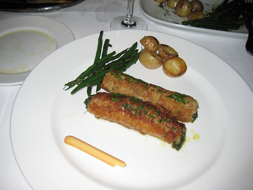involtini mozzarella asparagi piatto carne
