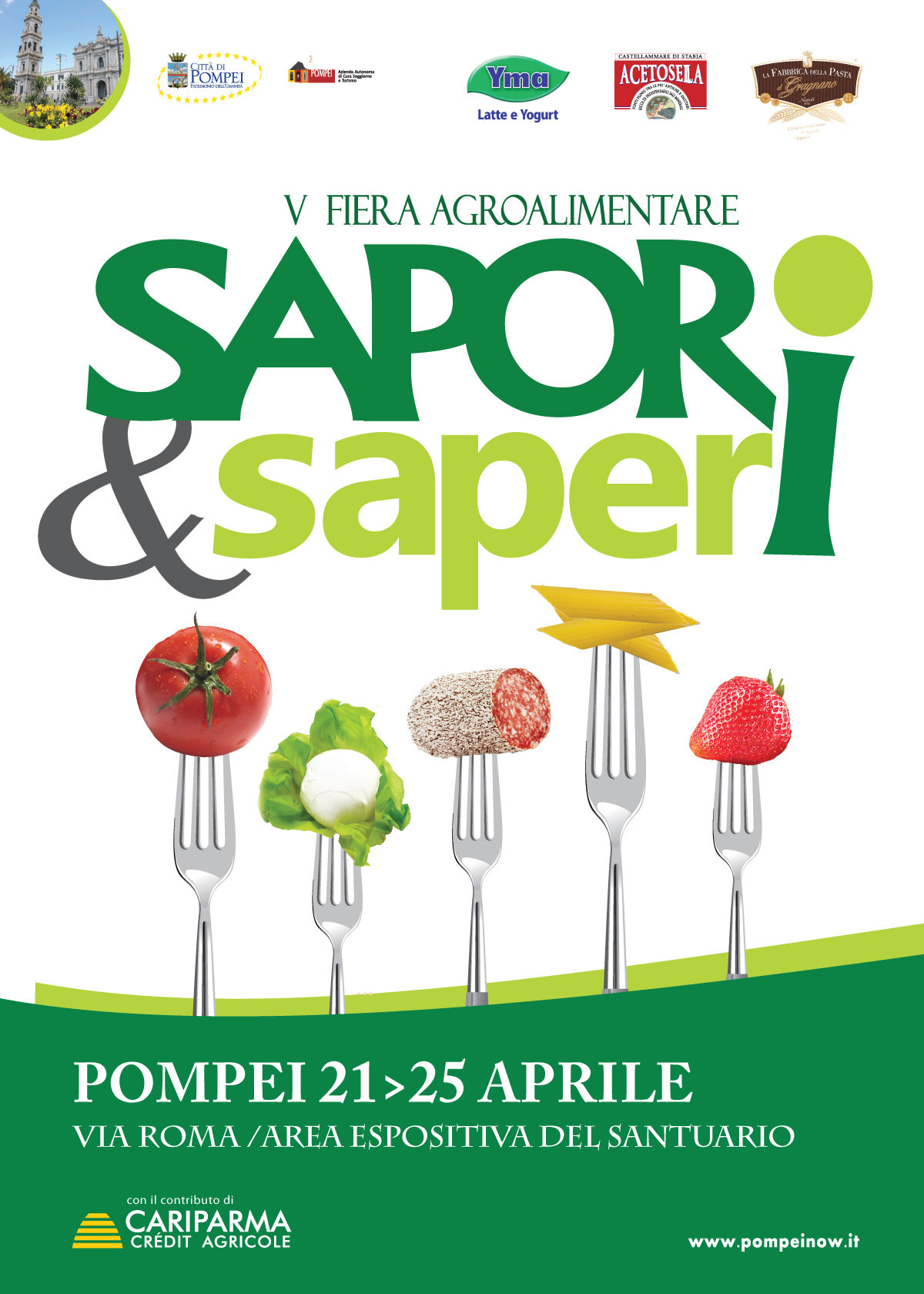 Sapori & Saperi 21 aprile 2012 Pompei Splendenti formato pasta piccoli