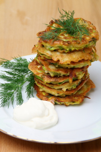 frittelle zucchine soia Menù Benedetta